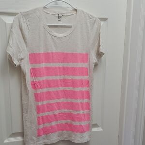 J. Crew Cream Heathered T-Shirt